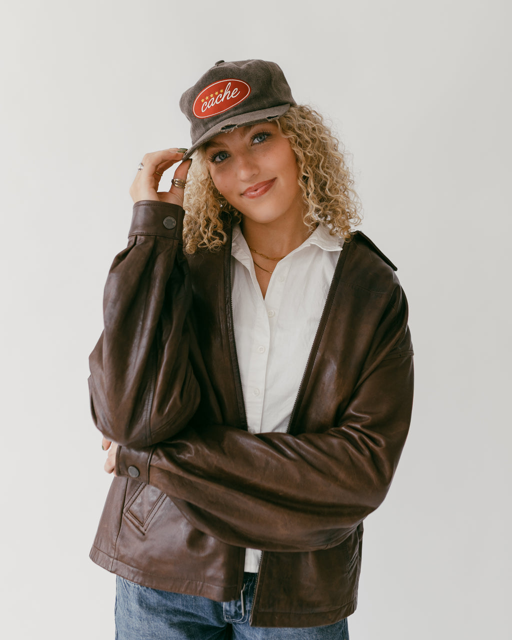 Washed Distressed Signature Hat