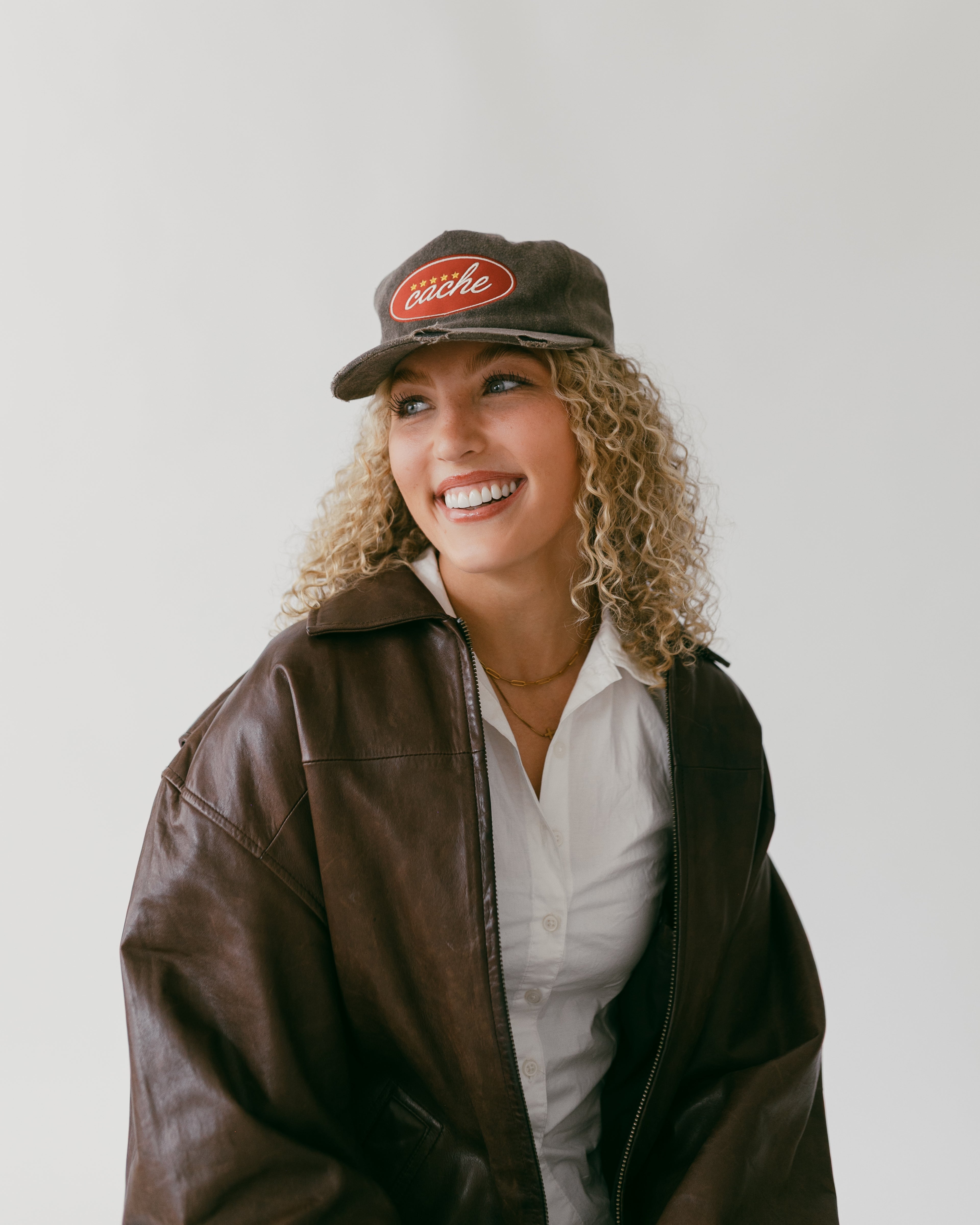 Washed Distressed Signature Hat