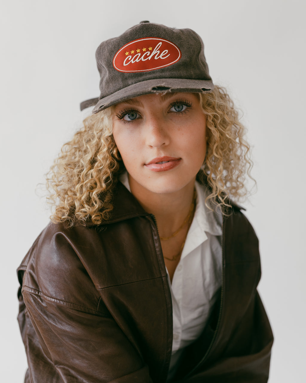 Washed Distressed Signature Hat